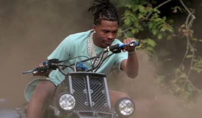 Lil Baby rides out in his “Stand On It” video